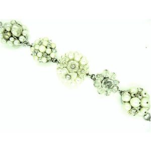 Pearl vintage bridal bracelet AG159 vintage jewellery wedding accessories