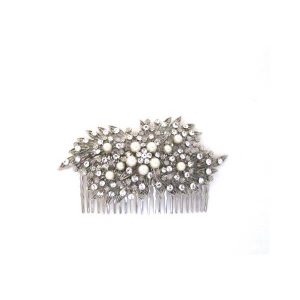 'Amore' vintage bridal hair comb CA043 pearl wedding hair accessories