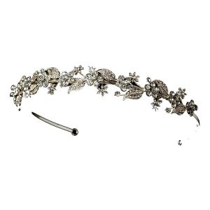 Crystal Vine Leaf Grecian bridal tiara headband BD072 vintage wedding headbands