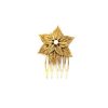 Gold bridal comb