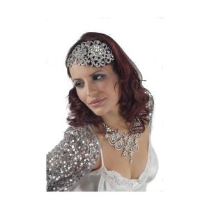 LARGE vintage vine floral bridal headpiece CA073 vintage wedding headpieces