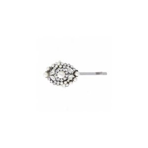 'Lara' pearl crystal vintage style hair pin slide clip