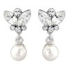 pearl wedding earrings