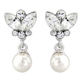 pearl wedding earrings