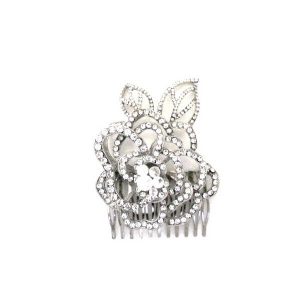 Openwork vintage rose bridal hair comb CA055 vintage hair combs