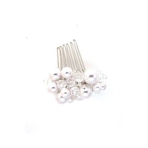 Pearl crystal wedding hair comb CA075 pearl wedding hair accessories