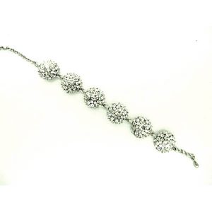 Vintage inspired crystal bridal wedding bracelet B073