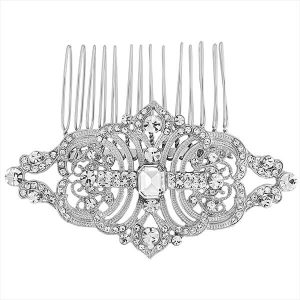 Vintage style crystal bridal hair comb CA044 wedding accessories