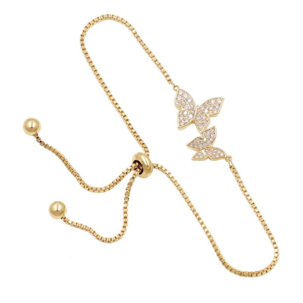 Janetta Butterfly Diamond Bracelet for women under 15K - Candere by Kalyan  Jewellers